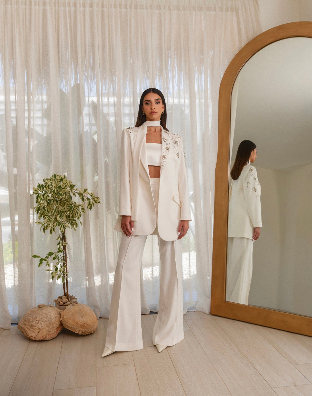 White Crystal Suit