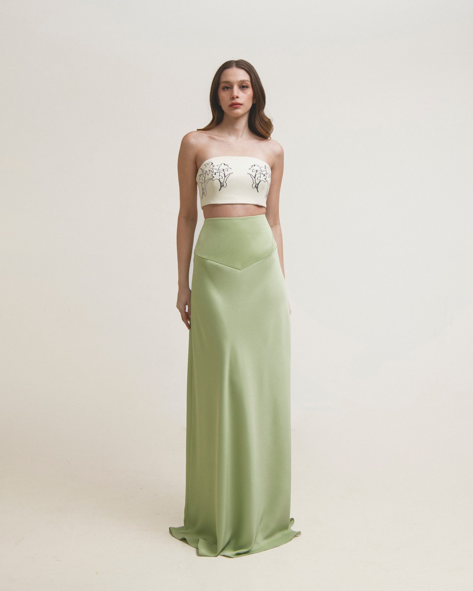 Satin Slip Skirt