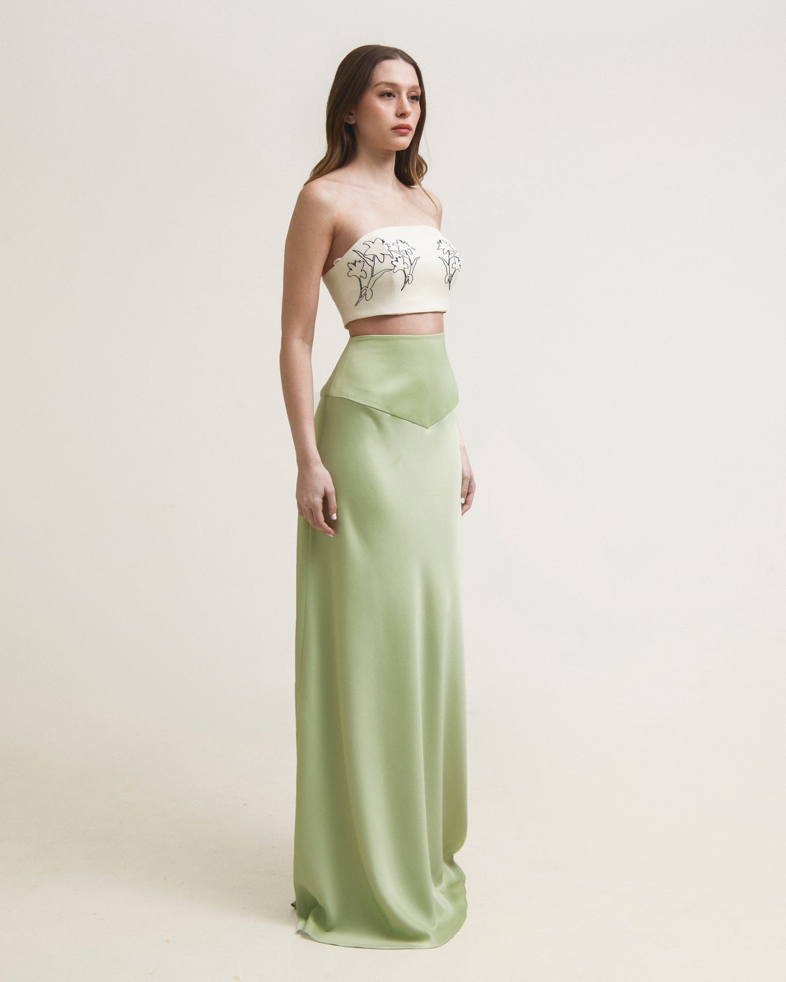 Satin Slip Skirt