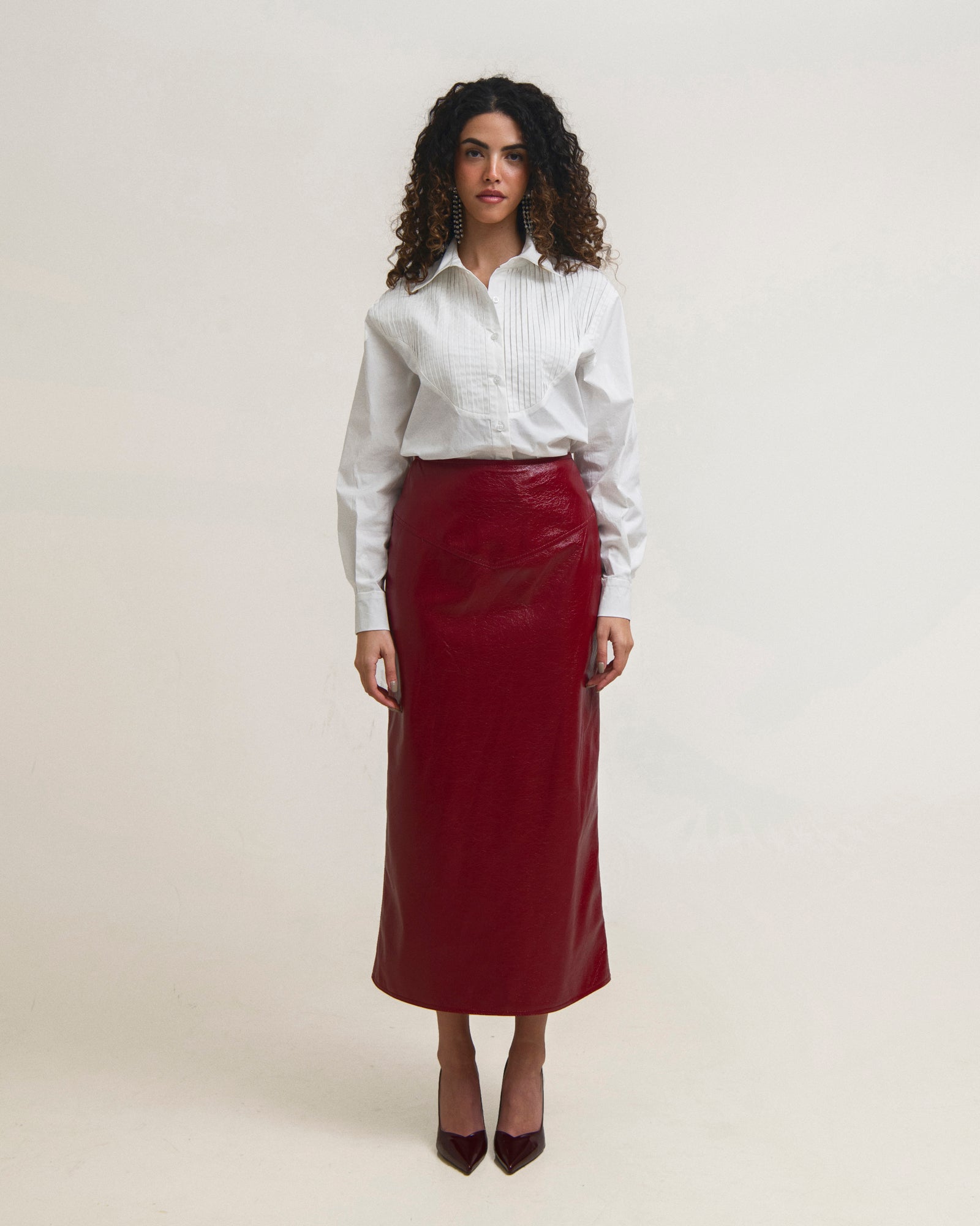 In Charge Midi Skirt