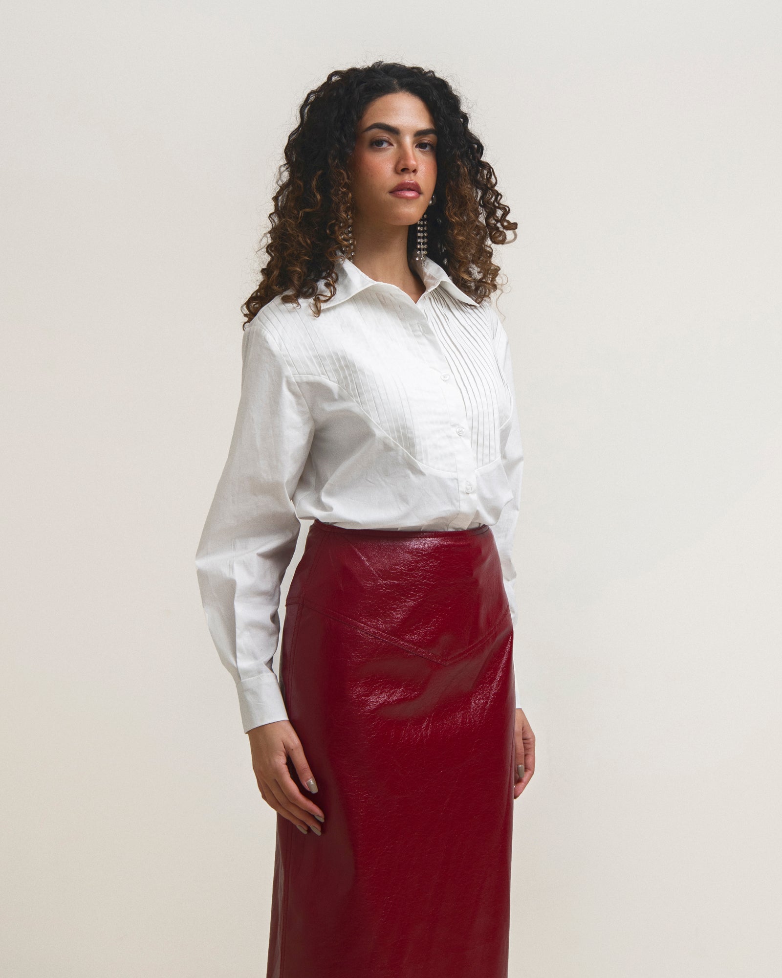 In Charge Midi Skirt