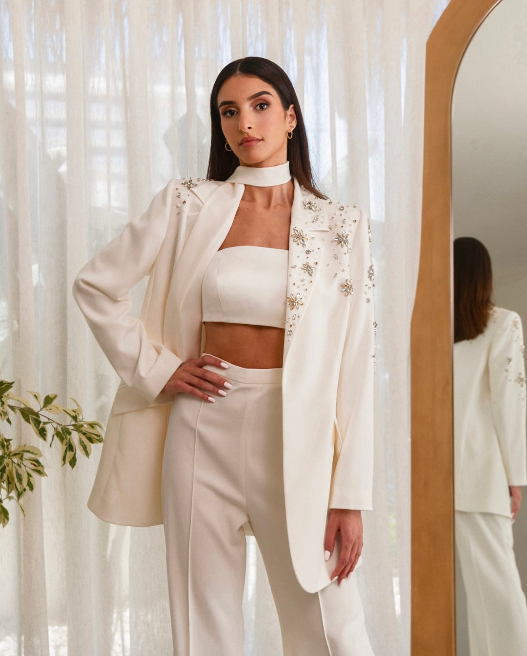 White Crystal Suit