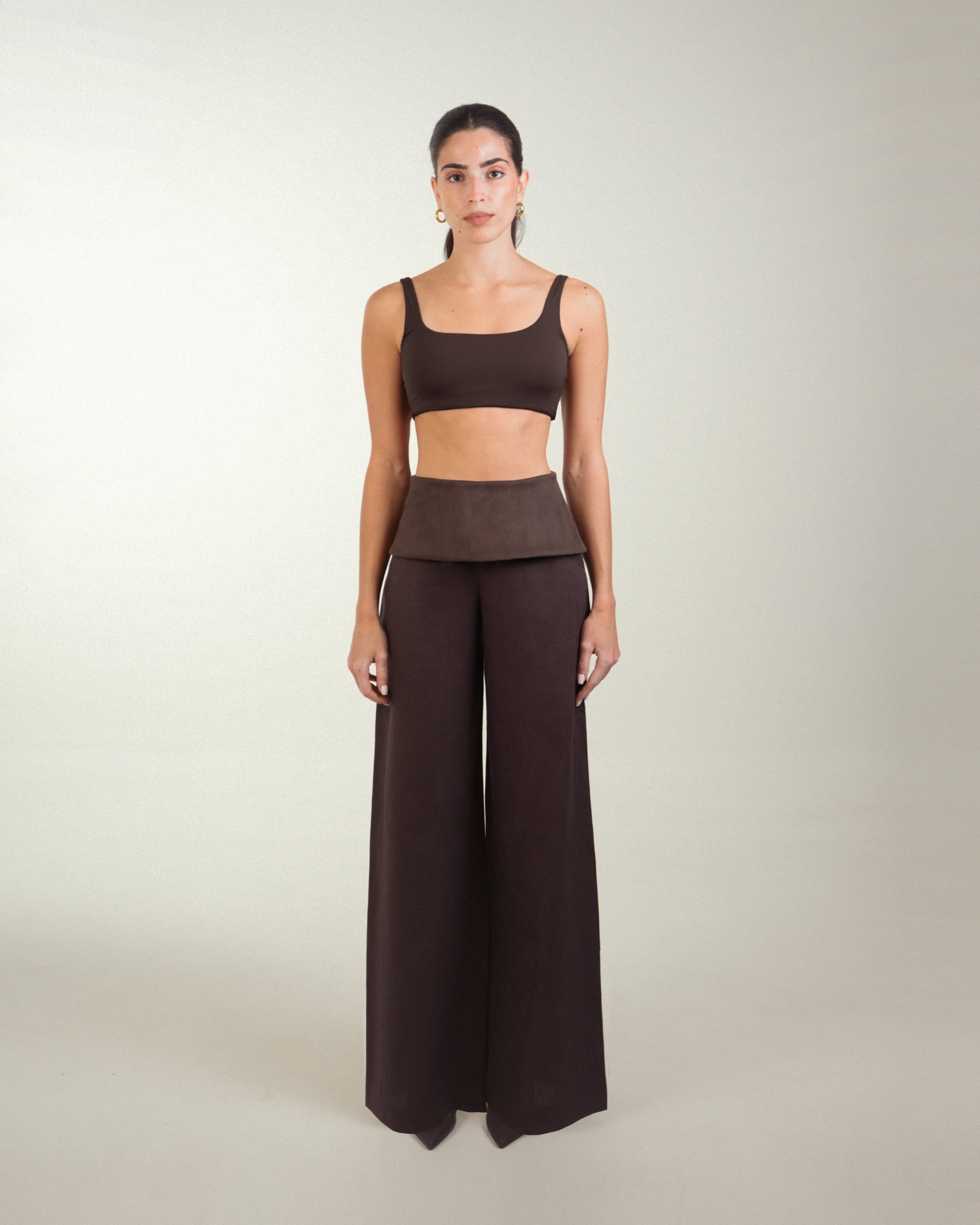 Folded Waist Pants